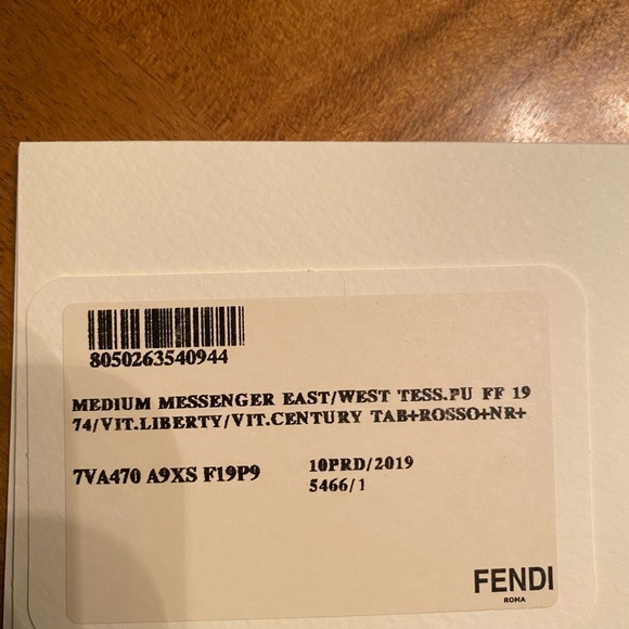 Fendi Men’s medium messenger bag, Zucca, Textured Leather - Picture 10 of 14